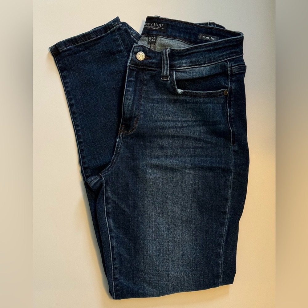 Judy Blue Slim Fit Dark Wash Jeans Size 9/29